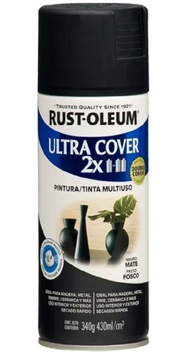 [65552] Pintura Aerosol Ultra Cover Brillanet Negro 425gr
