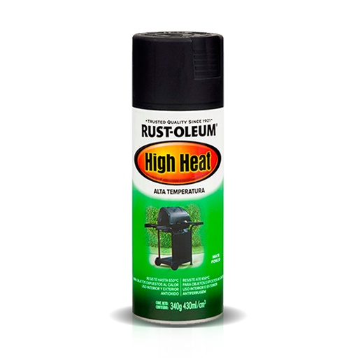 [66930] Pintura Aerosol SP Alta Temperatura Negro Mate 340g