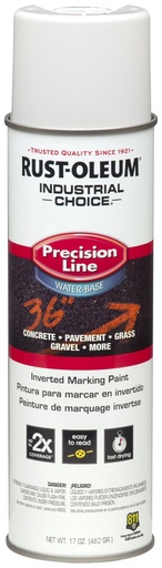 [72923] Pintura Aerosol Invertido Al Agua Blanco Satinado 482g