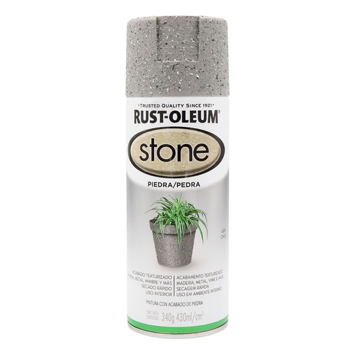 [75730] Pintura Aerosol Especial Stone Piedra Gris Text. 340G