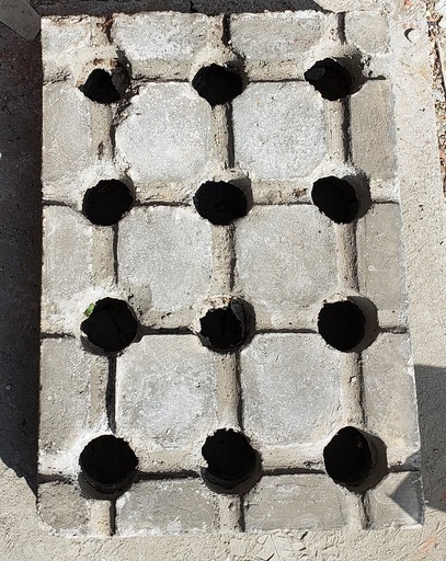 [44451] Baldozon Perforado 57 X 63 Para Autos