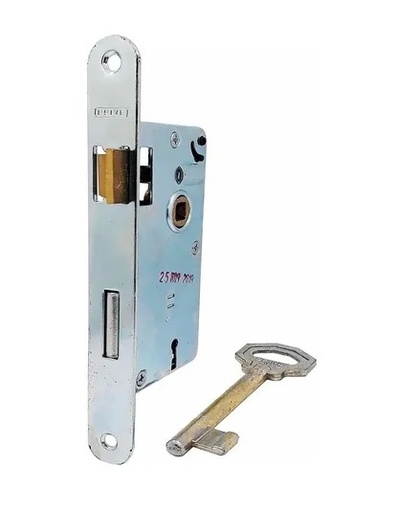 [67650] Cerradura 102 Der.Frente Oblak Red Niq Sat C/Bocall En Bolsa