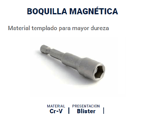 [10374] Aprieta Tuerca Wembley  Magnetico 7/16 X 45