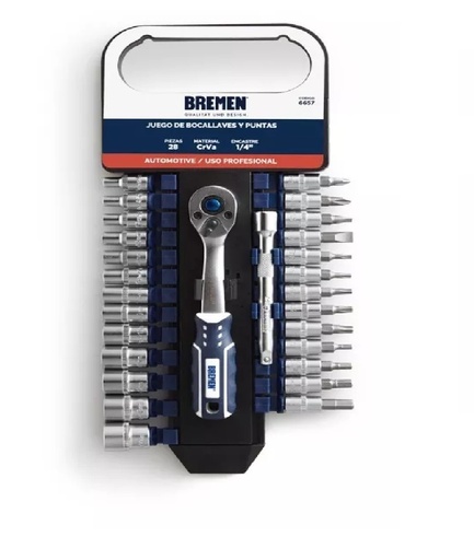 [48017] Juego Portatil  Bocallaves Y Criket Enc. 1/4 X 28pz *Oferta