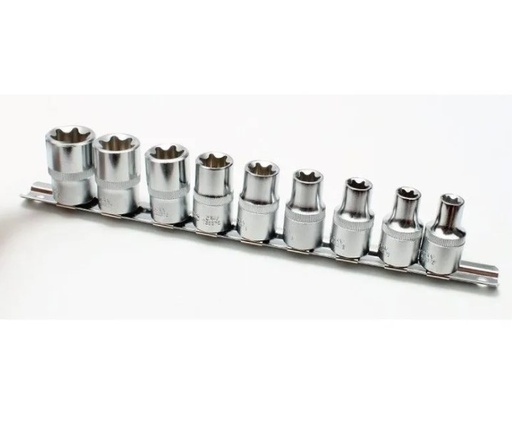 [56086] Juego Bocallave Torx En 1/2 X 9 Pz