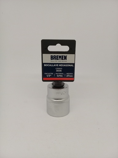 [58241] Bocallave Enc 1/2"  27mm Hex CrVa