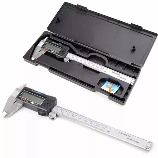 [58288] Calibre Digital Acero 150mm Visor Plastico Wembley