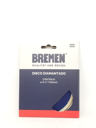 [61380] Disco Diamantado 4 1/2 Humedo (Continuo )