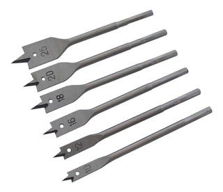 [66674] Mecha Paleta Tricuspide P/Madera X 6 Pz 10-25mm