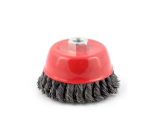 [69850] Cepillo Copa  4" TRENZADO (Amoladora Ang.)