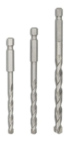 [72184] Mecha Widia Juego X 3Pzs. Ø 5, 6 Y 8MM  P/Hormigon