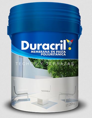 [20739] Membrana En Pasta Premium X  4Lts Rojo Duracril