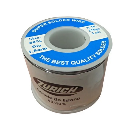 [68512] Estaño Zurich 500gr 60%  1mm