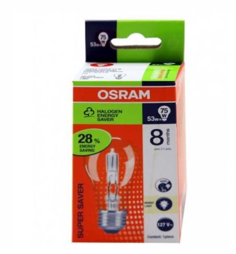 [58905] Lampara Gota Classic Halogena 28W E27 OSRAM