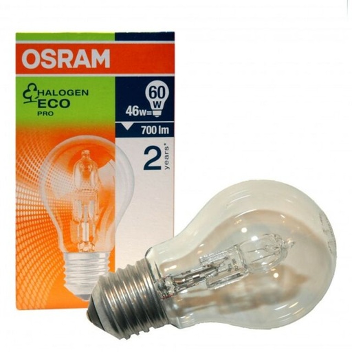 [58906] Lampara Gota Classic Halogena 42W E27 OSRAM