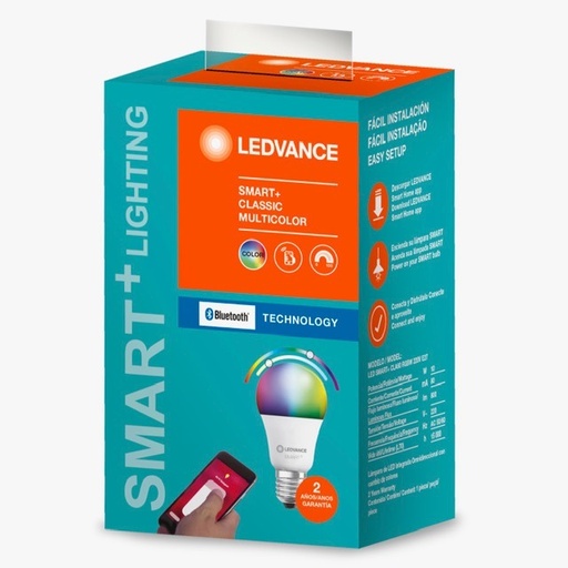 [62615] Lampara Led Smart Multicolor 10W Con Bluethoot