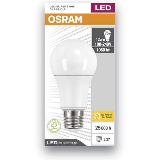 [64705] Lampara Led Value Classic A60 7W 830