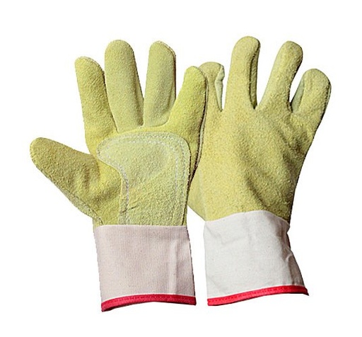 [61749] Guante Descarne Gris Amarillo1º C/Puño  XPar