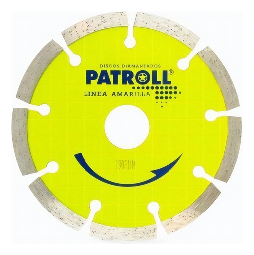 [68365] Disco Segmentado Ø 7" - Ø Interior 22,2 mm Linea Patroll