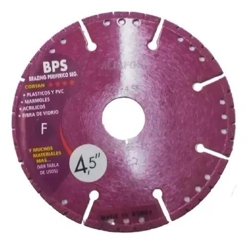 [75349] Disco Recubierto Diamantado  4.5" BPS