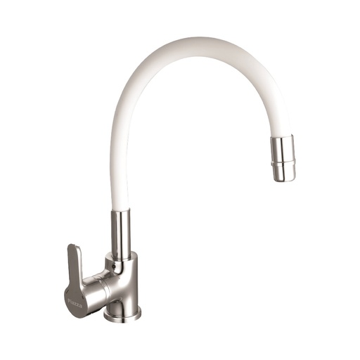 [70279] Griferia Mesada Emblem Con Manguera Blanca 10016BL
