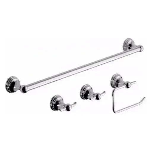 [74987] Set Accesorios Baño 4 Pz Kiss Plus