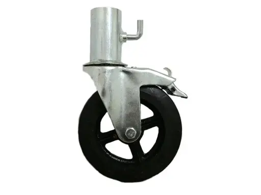 [55653] Rueda Andamio 160mm Fund Goma Horq Chapa