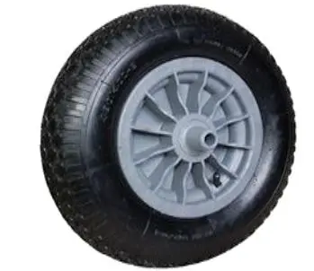 [55677] Rueda Neumatica 250mm Eje Despl Buje 16mm 2 Telas