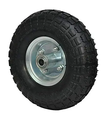 [56816] Rueda Neumatica 375mm (3.5 - 8") Eje Doble Carret.