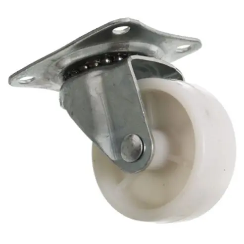 [58645] Rueda PP Blanco 65mm Base Giratoria Chica