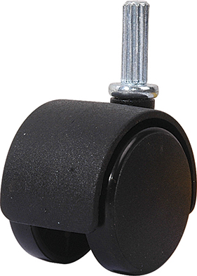 [73418] Rueda P/Muebles 50mm Perno 8mm Estriado