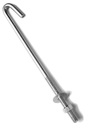 [57511] Gancho P/Estirar Alambre 1/4x9 Galv C/Tuerca