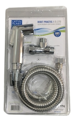 [49621] Bidet Manual Con Flexible (Blanco) Js-270 B