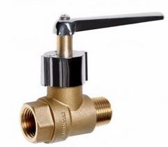 [49726] Llave Esferica Para Gas Cromada 3/4