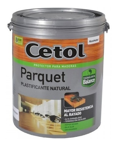 [63213] Cetol Parquet Plastificante Natural Brillante  X4 L
