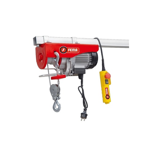 [47047] Aparejo Elect 500 Kg Doble Gancho 6Mts Alzada **
