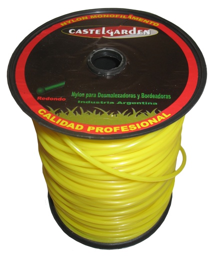 [56583] Nylon 2.7mm  Precio  X 1 Kg  Castel Garden