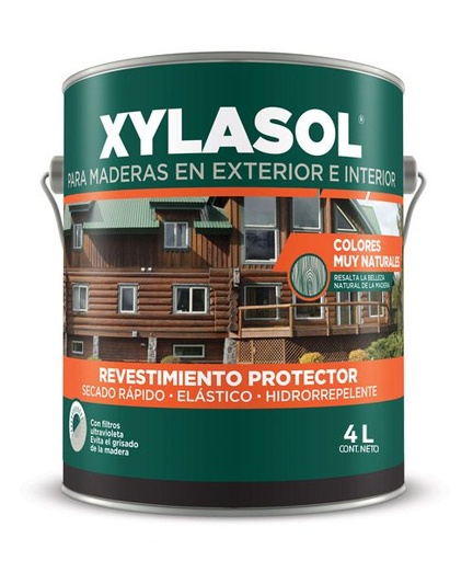 [45591] Xylasol Acrilico Satinado Natural X 4 Lt