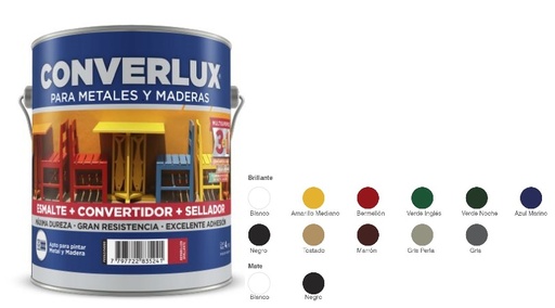 [61074] Converlux 3en1 Negro Mate X 1 L