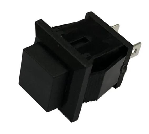 [44557] Interruptor Cuadrado Negro