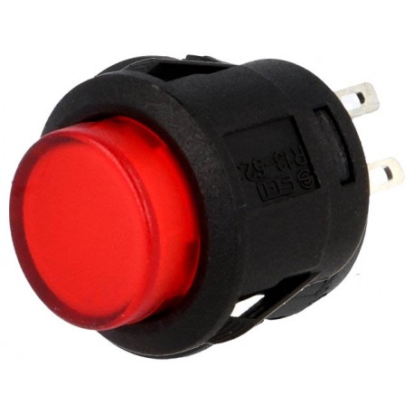 [52725] Interruptor Redondo Rojo