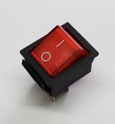 [58653] Llave Tecla Doble Interrup. Roja