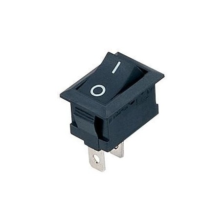 [34021] Tecla Interrup 3A 2P On Off Negro