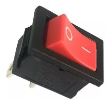[47980] Tecla Interrup 3A 2P On Off Roja