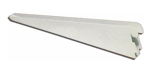 [48958] Mensula P/Riel Doble 17cm Blanco