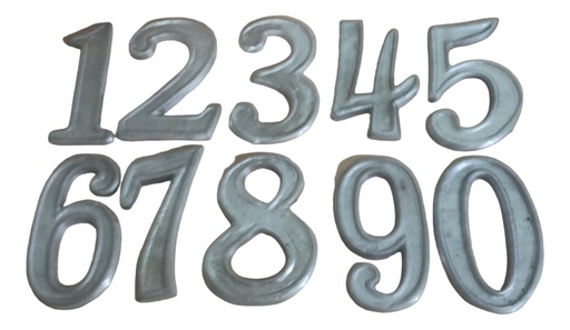 [70046] Numero 8 Acero Negro Epoxi