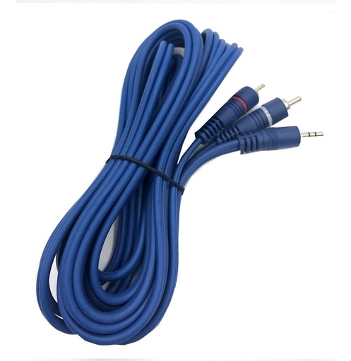 [39396] Cable 3.5 ST/3.5 ST Gold 5mm 2mts