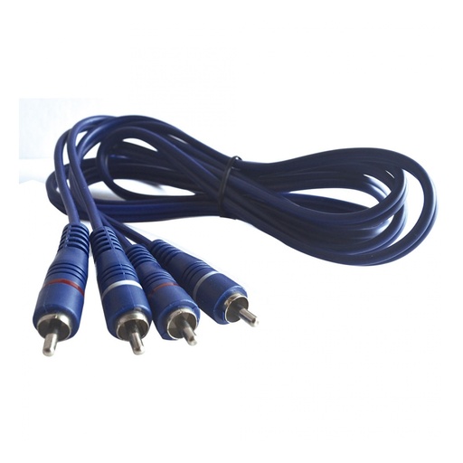 [73480] Cable 3RCA/3RCA De Lujo Azul 2m