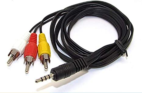 [43275] Cable Adapt P/LCD LED 3.5St/2H RCA20Cm