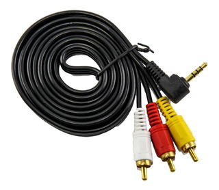[44937] Cable Minip 4 Polos /3 RCA 4M